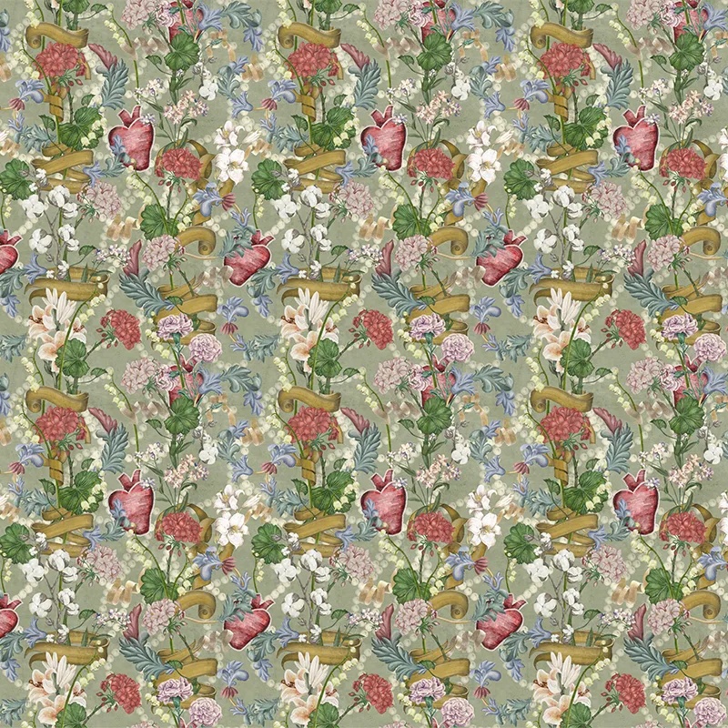 Fototapet Queen's Heart (Pistachio), VLAdiLA