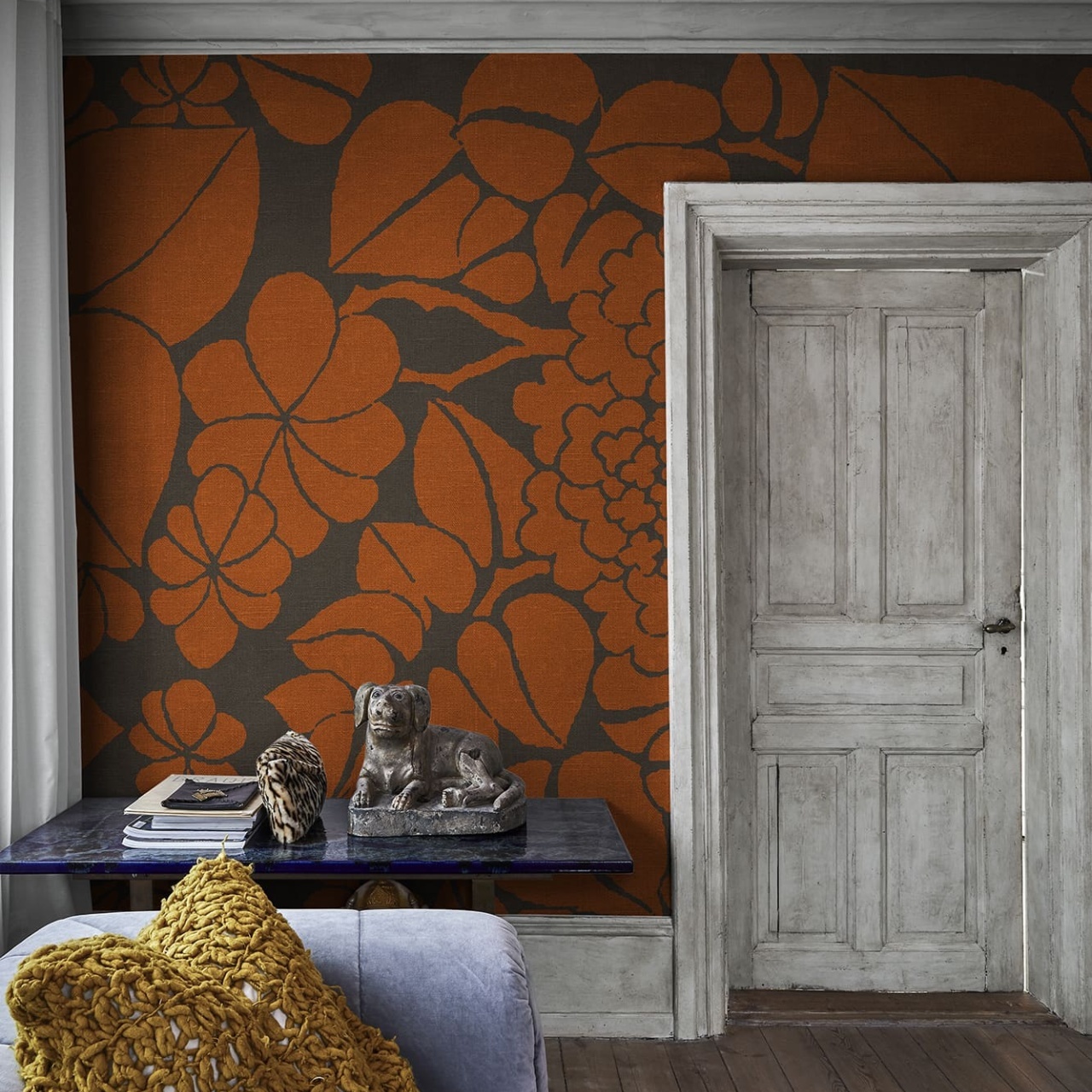 Fototapet, Susan, Orange, Rebel Walls