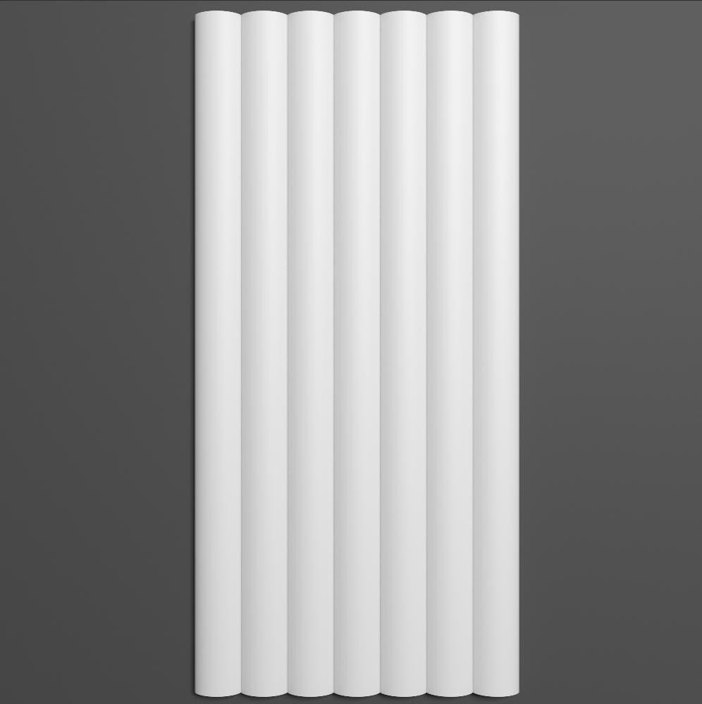 Panou riflaj decorativ 3D, PNH878 - 25x1.6x280 cm