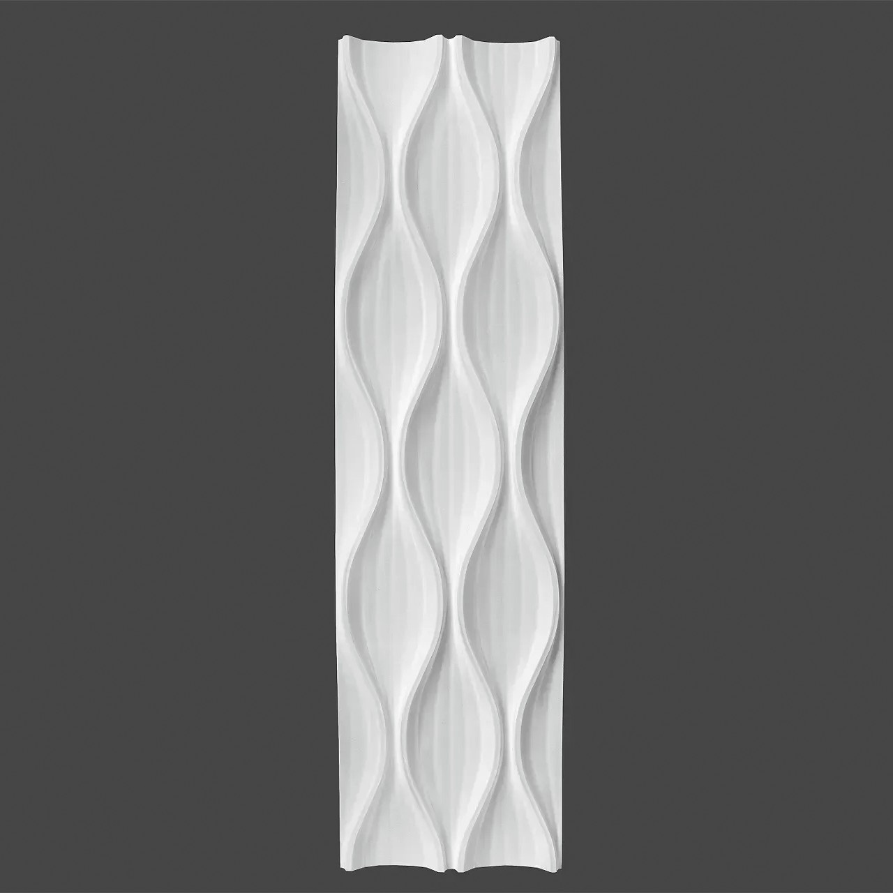 Panou riflaj decorativ 3D, W374 - 21.5x1.7x280 cm