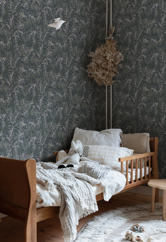 Tapet lavabil, Idun, Classic Blue, Sandberg, 5.3mp / rola