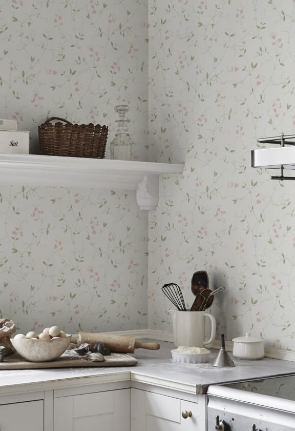 Tapet lavabil, Sanna Light Pink, Sandberg, 5.3mp / rola