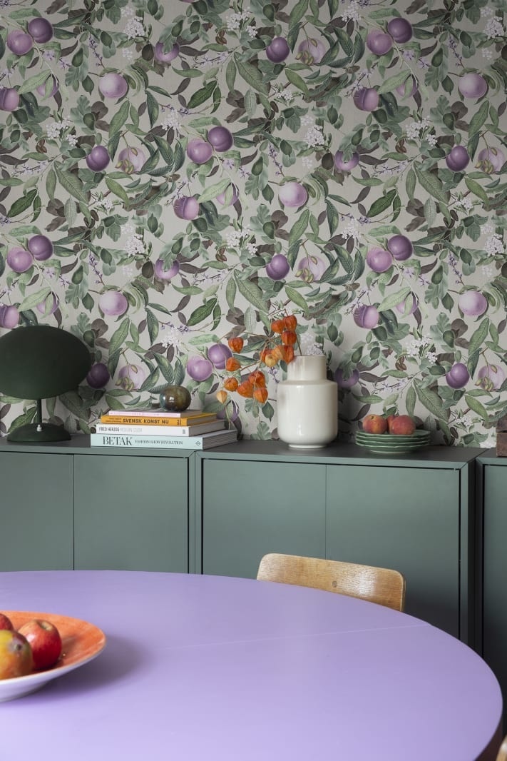 Tapet Peach Valley, Lilac, Rebel Walls