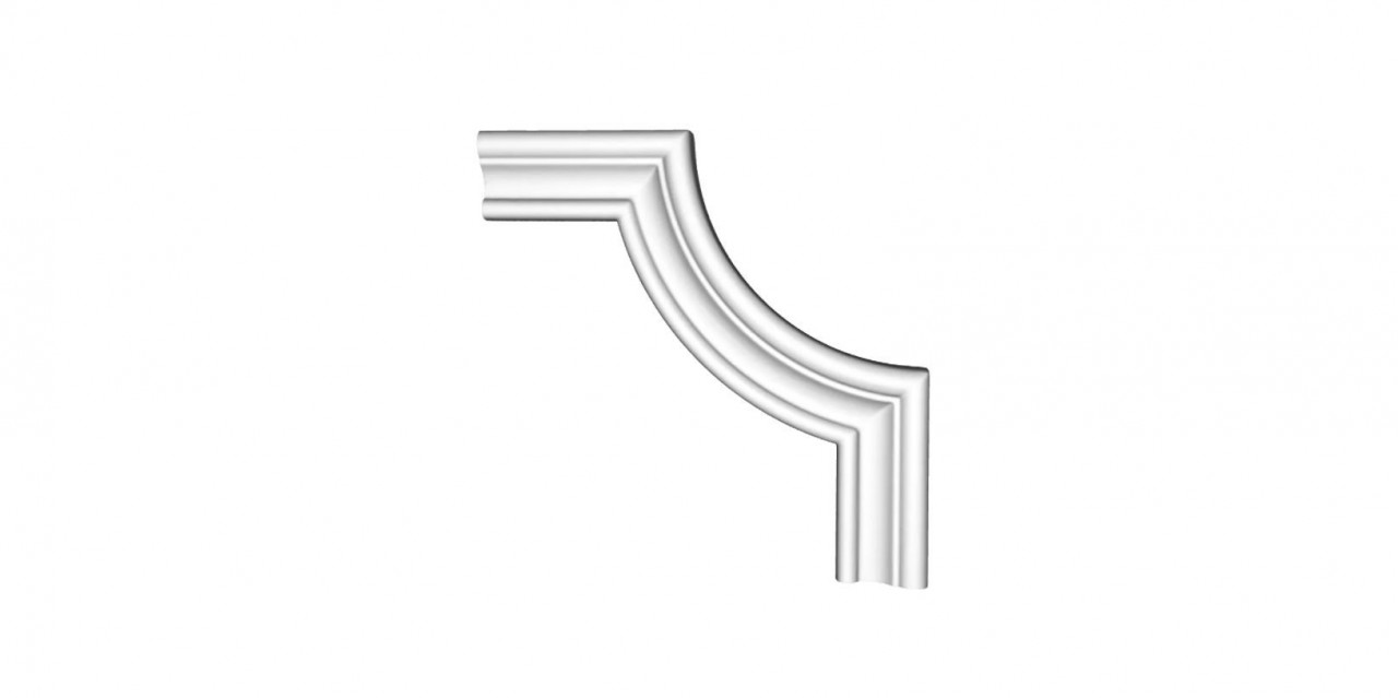 Chenar din poliuretan CR863B - 18x18x1.5 cm