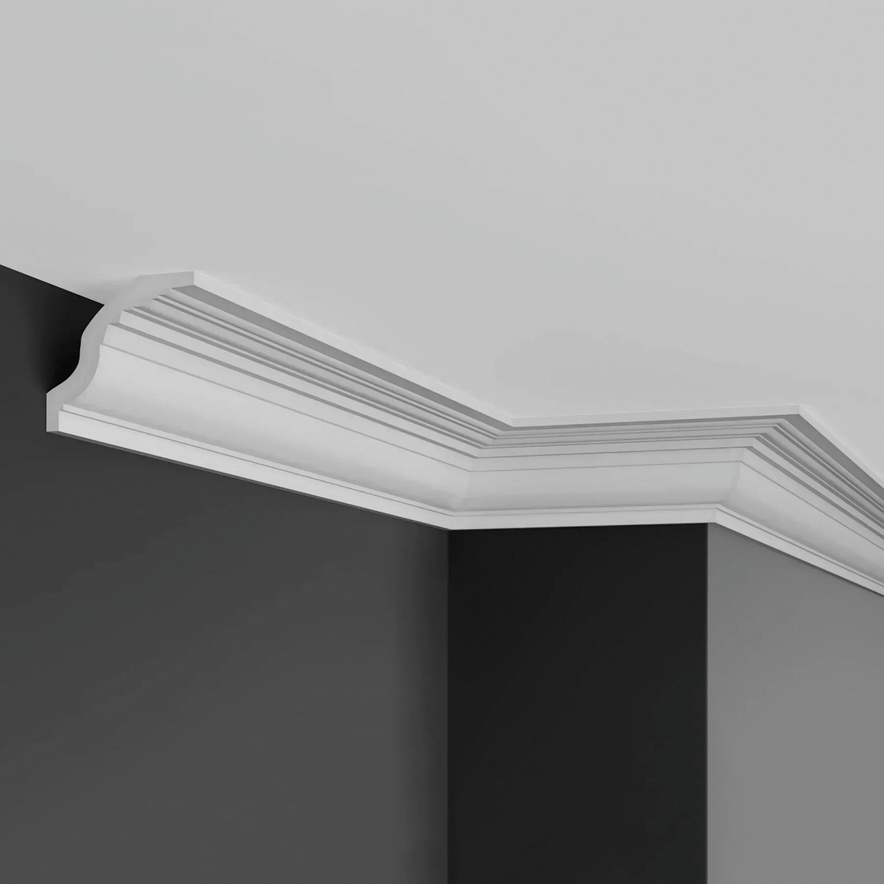 Cornisa poliuretan flexibil P905EF - 8.1x8x200 cm