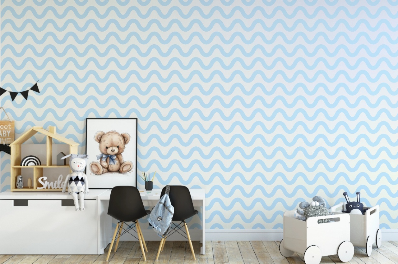 Fototapet copii, Blue Waves 009