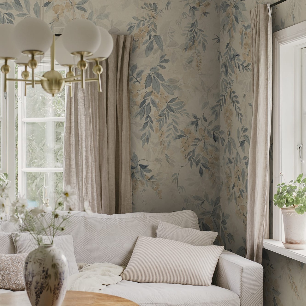 Fototapet lavabil, Lovisa Mural, Blue, Sandberg