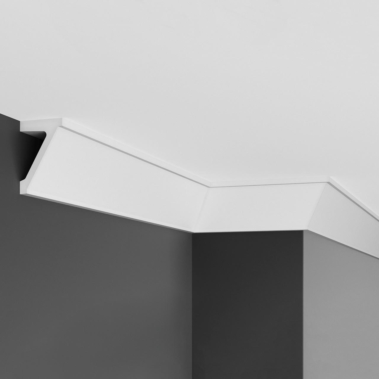 Cornisa poliuretan flexibil P881F - 8.5x5.5x200 cm