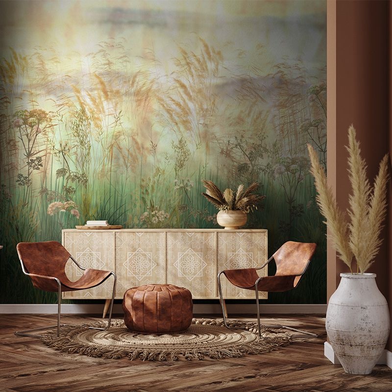 Fototapet Bright Greenery Sunset, VLAdiLA