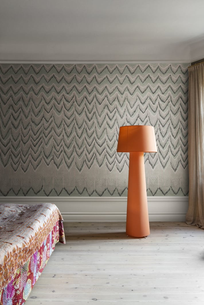 Fototapet, Fringed Follies, Mint, Rebel Walls
