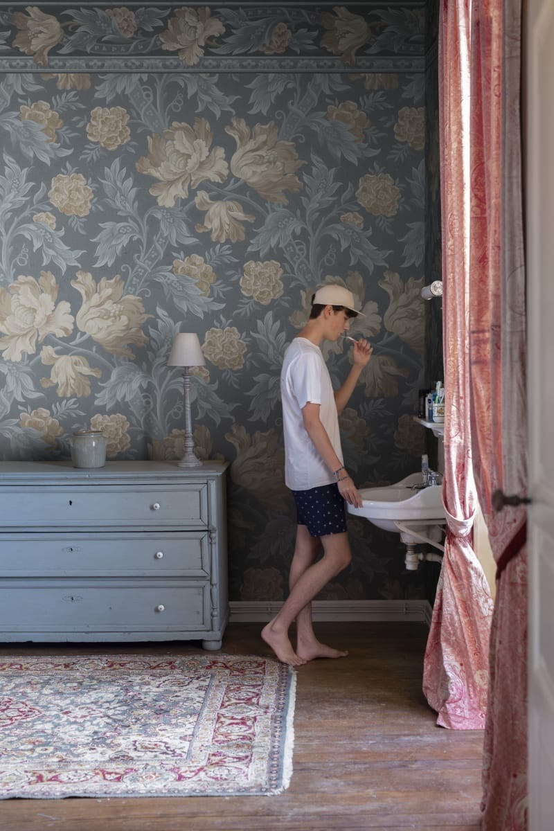Fototapet lavabil, Esther Misty Blue, Sandberg