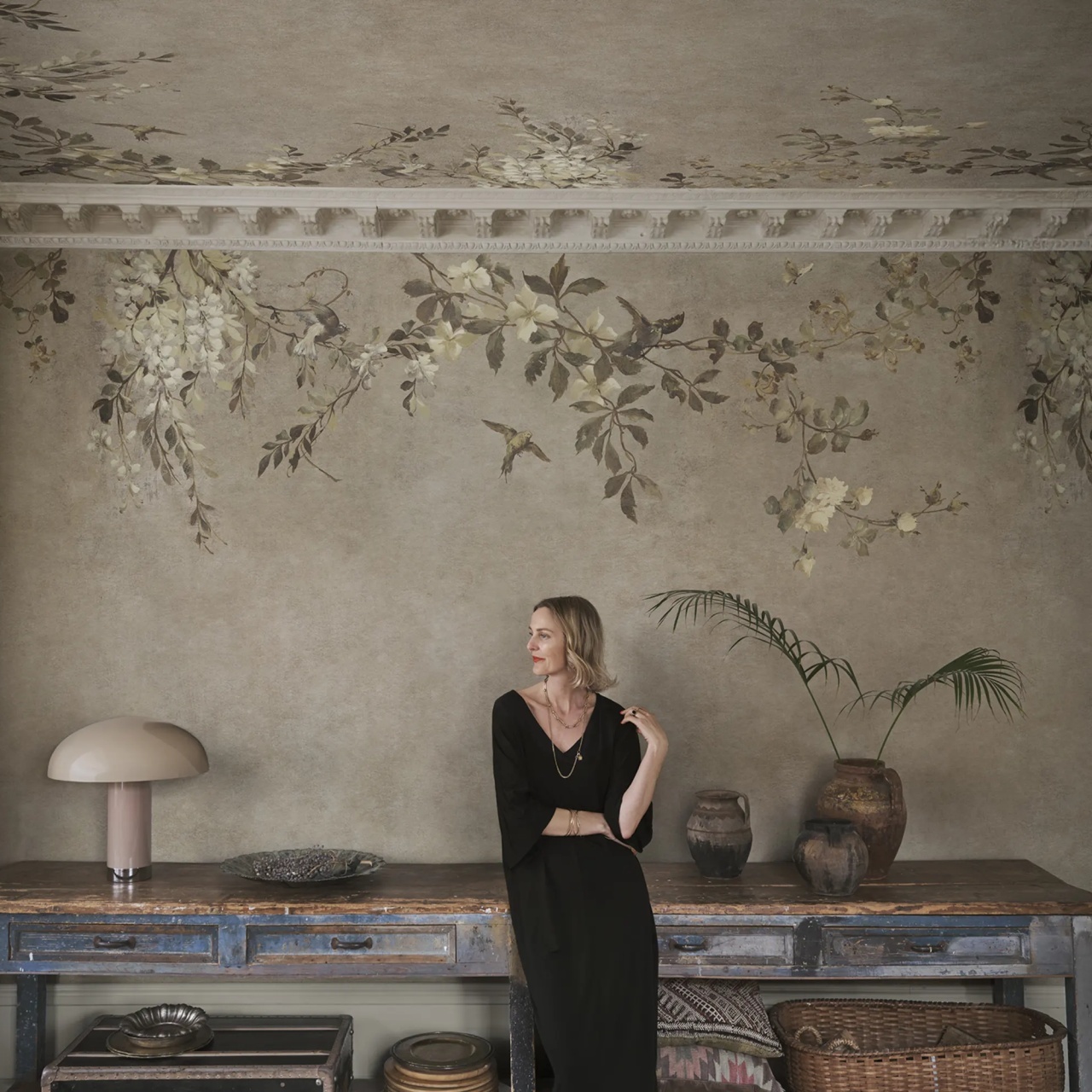 Fototapet lavabil, Luca Square, Beige, Sandberg