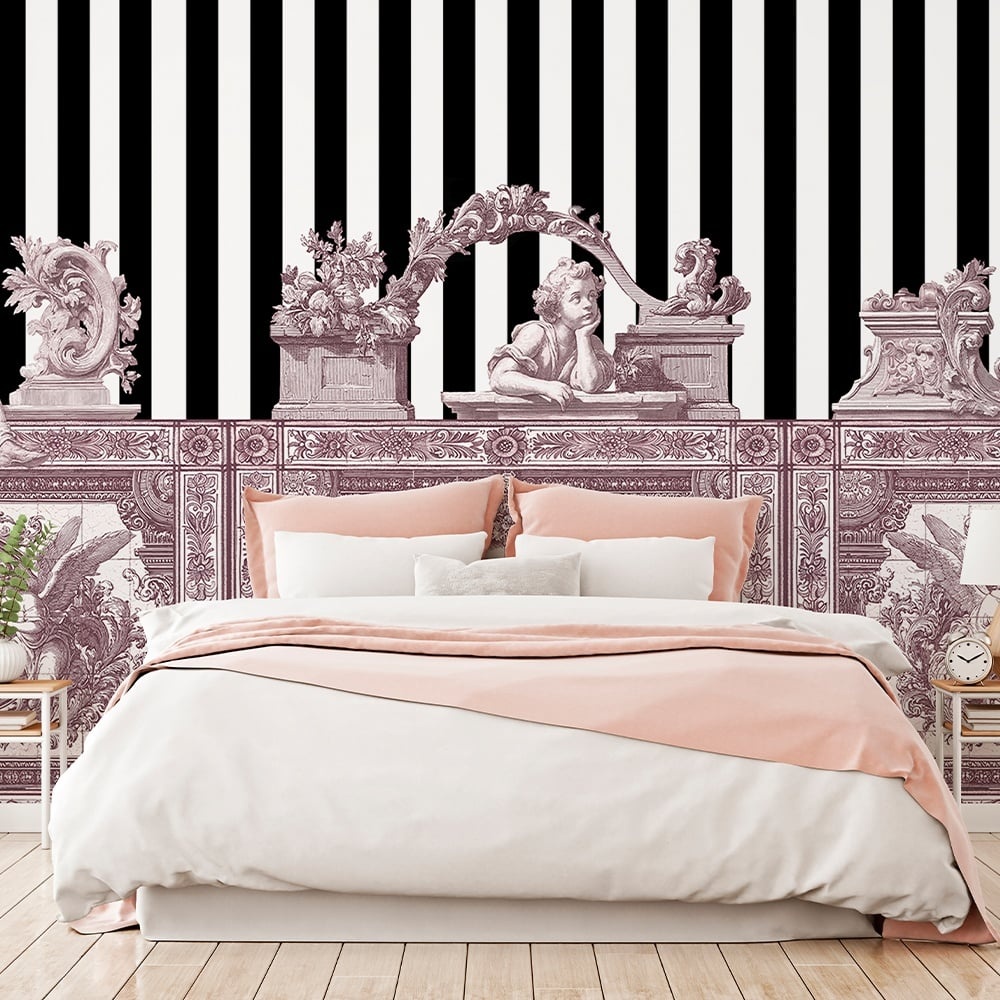 Fototapet Opulent Friezes, Rose - personalizat, VLAdiLA