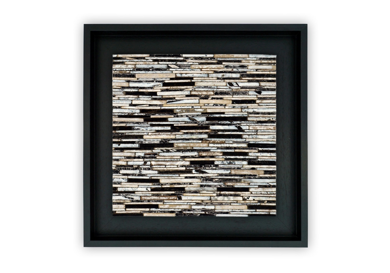 Panou decorativ lemn, Tec, Besar Black