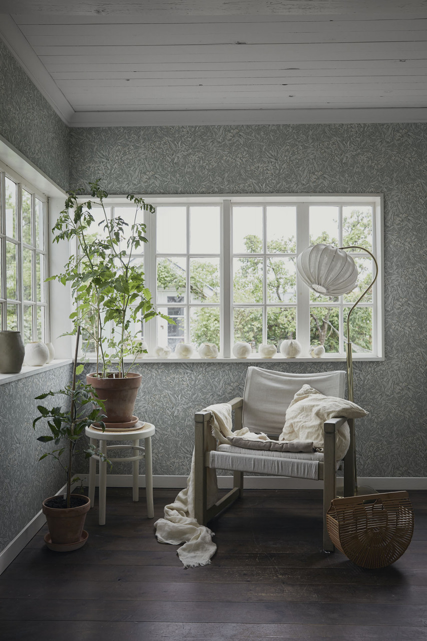 Tapet lavabil, Malin Mineral Grey, Sandberg, 5.3mp / rola