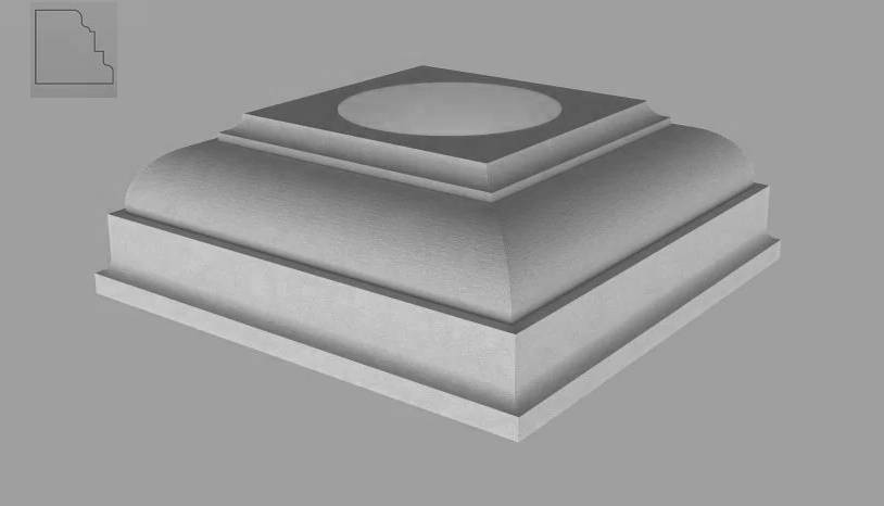 Baza coloana exterior DT03A-20x20x42cm
