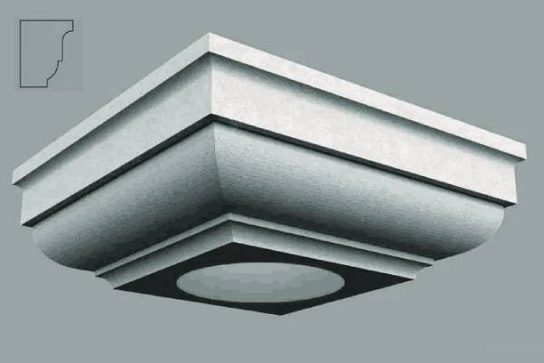Capitel coloana exterior F01A-35x25x54cm