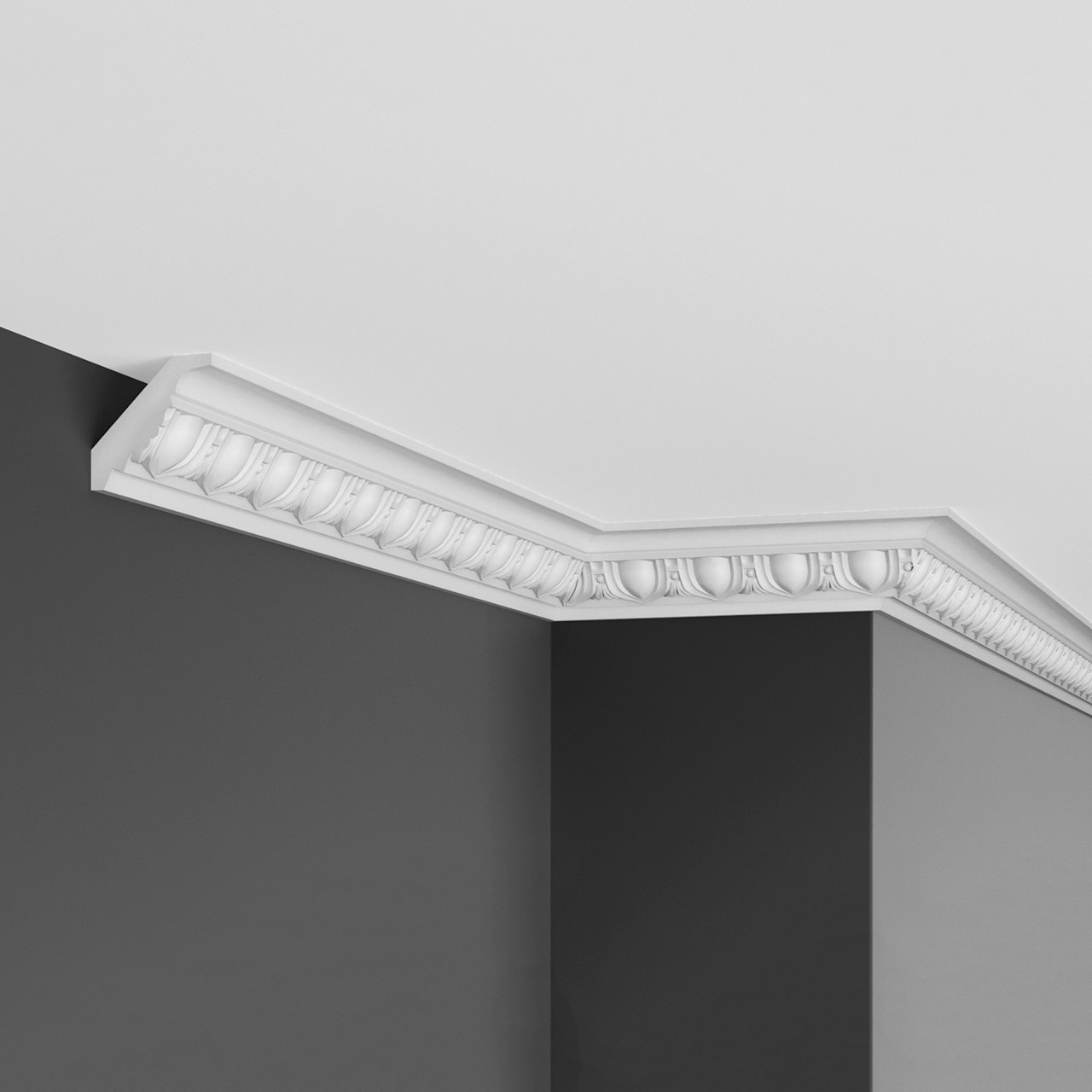 Cornisa poliuretan flexibil C754F - 5.6x5.6x200 cm