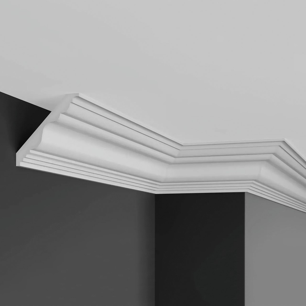Cornisa poliuretan flexibil P909F - 10x10x200 cm
