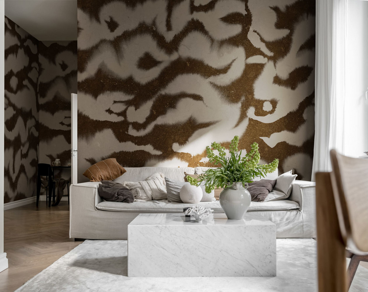 Fototapet, Guppy, Lightbrown, Rebel Walls