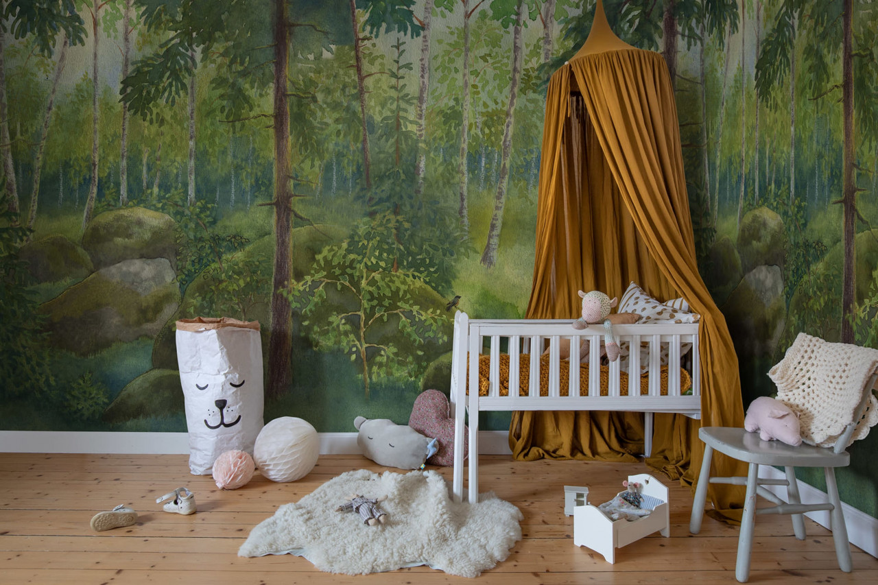 Fototapet, Home Forest, Spring, Rebel Walls