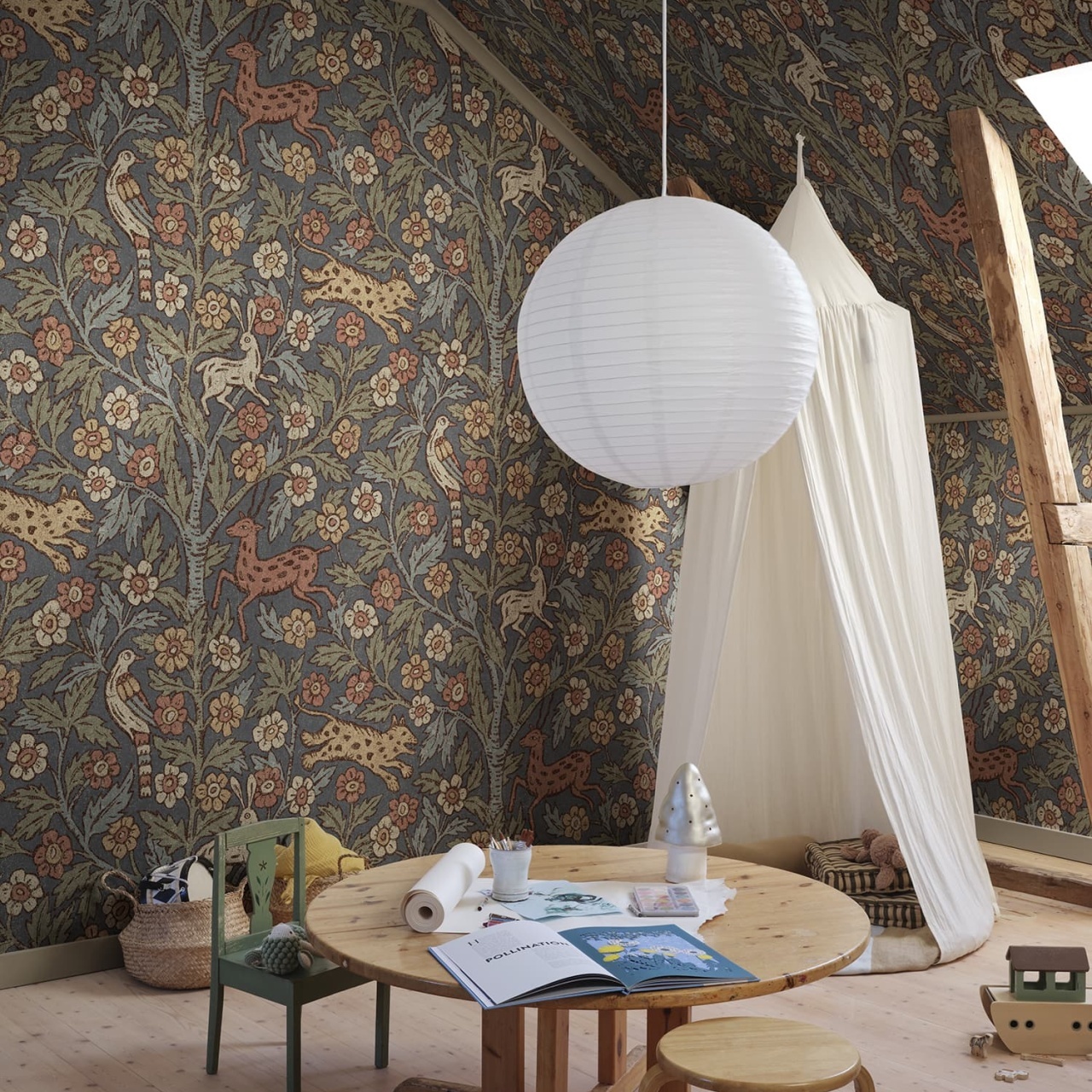 Fototapet lavabil, Eden Mural, Classic Blue, Sandberg