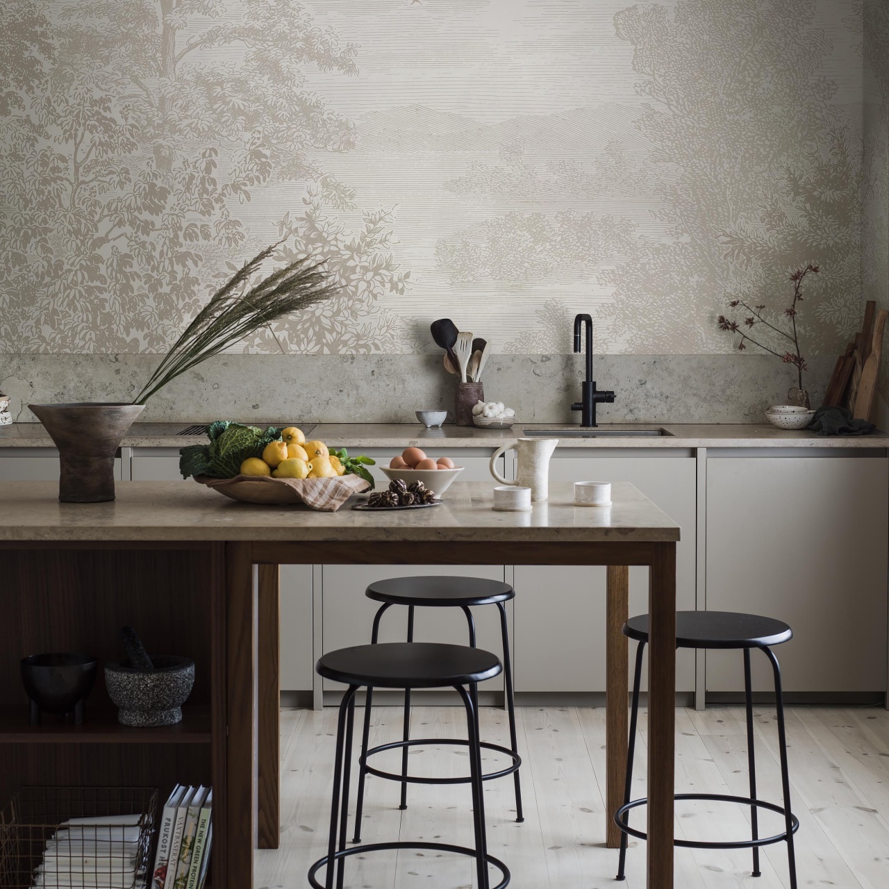 Fototapet lavabil, Etched Landscape 9476W