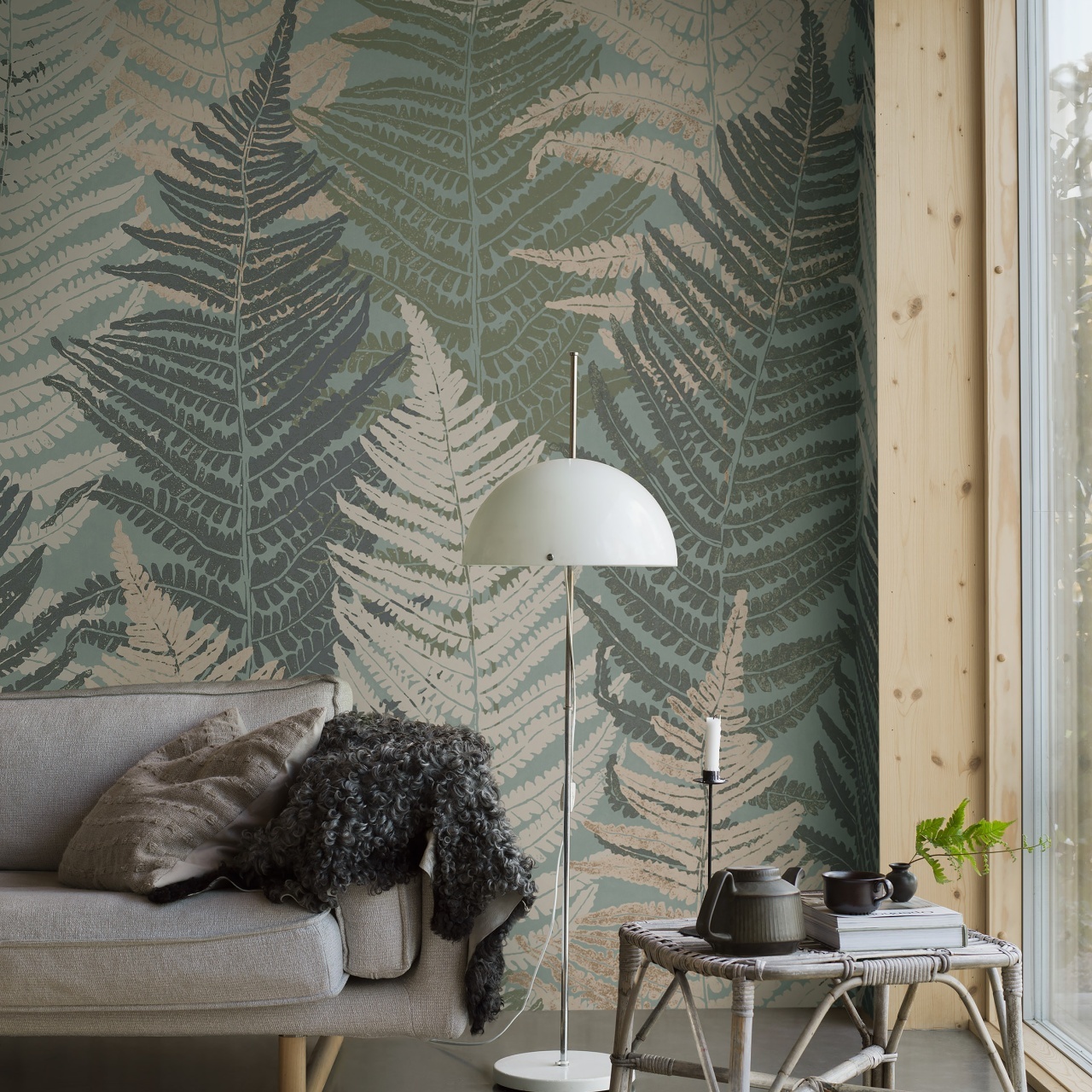 Fototapet lavabil, Fern Forest Grand 9756W