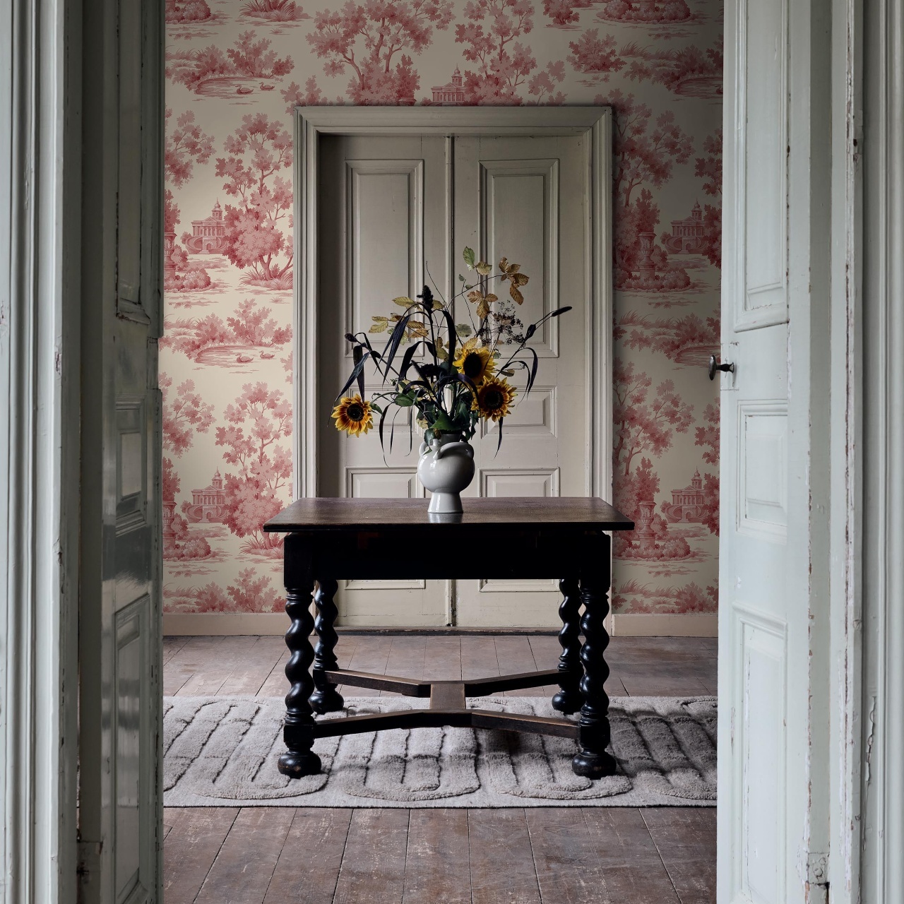 Fototapet lavabil, Grisaille 9702W