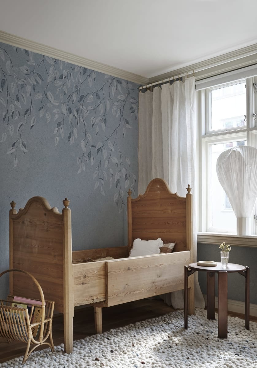 Fototapet lavabil, Liselund, Misty Blue, Sandberg
