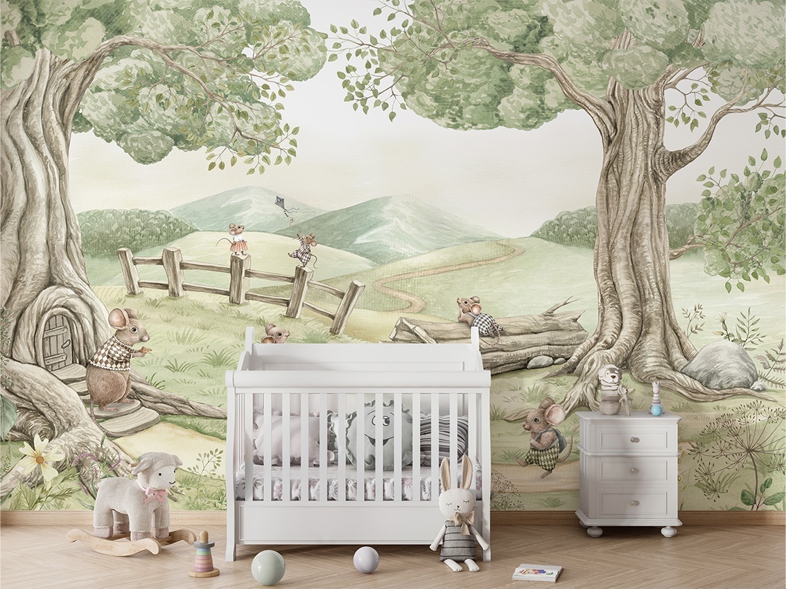 Fototapet Mouse Family, Kikki Belle