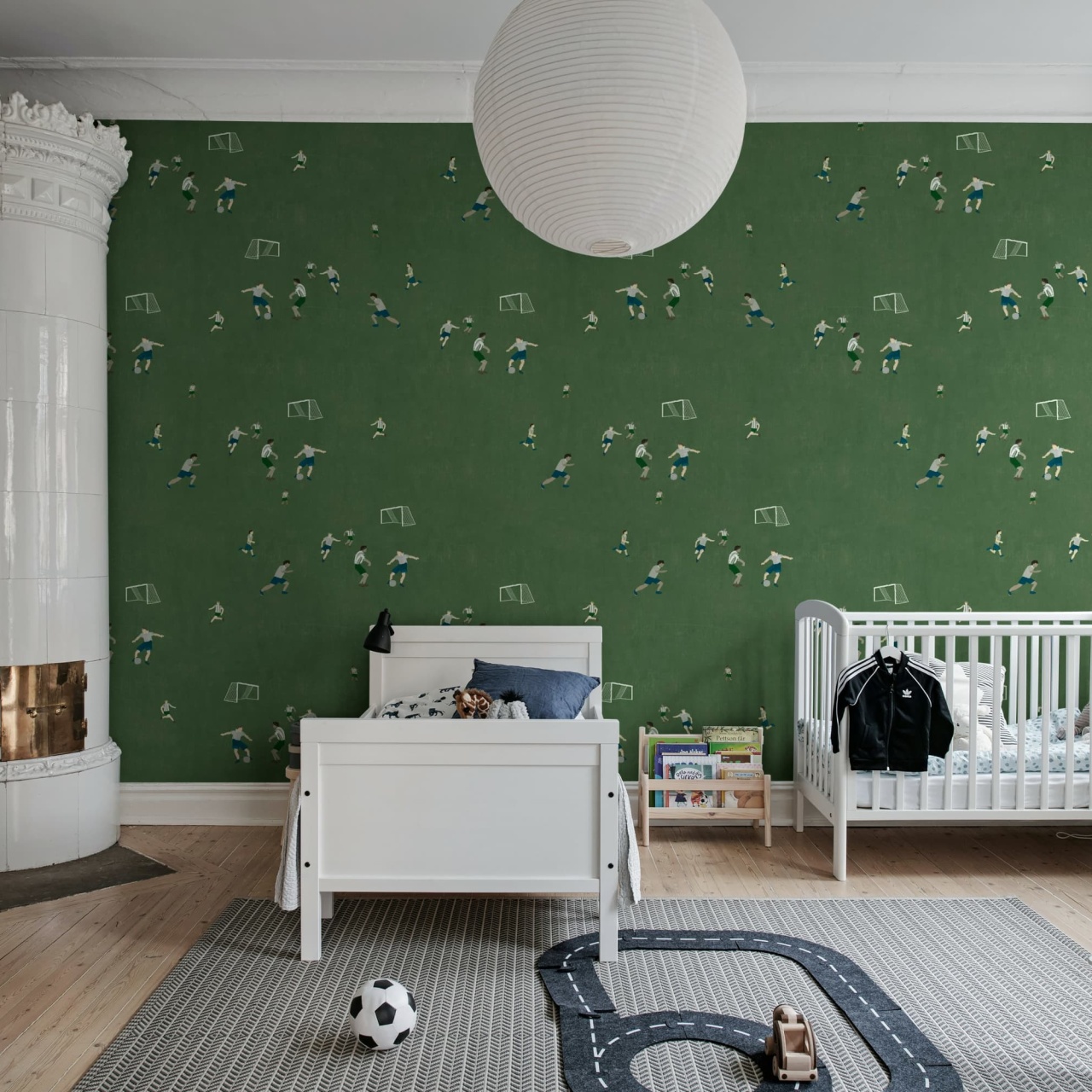 Fototapet, Soccer, Green, Rebel Walls