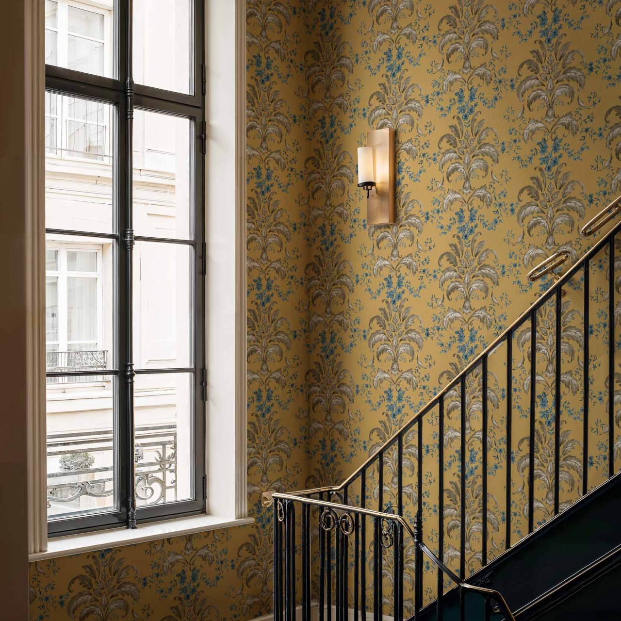 Tapet French Damask, Mustard, Coordonne, 5mp / rola