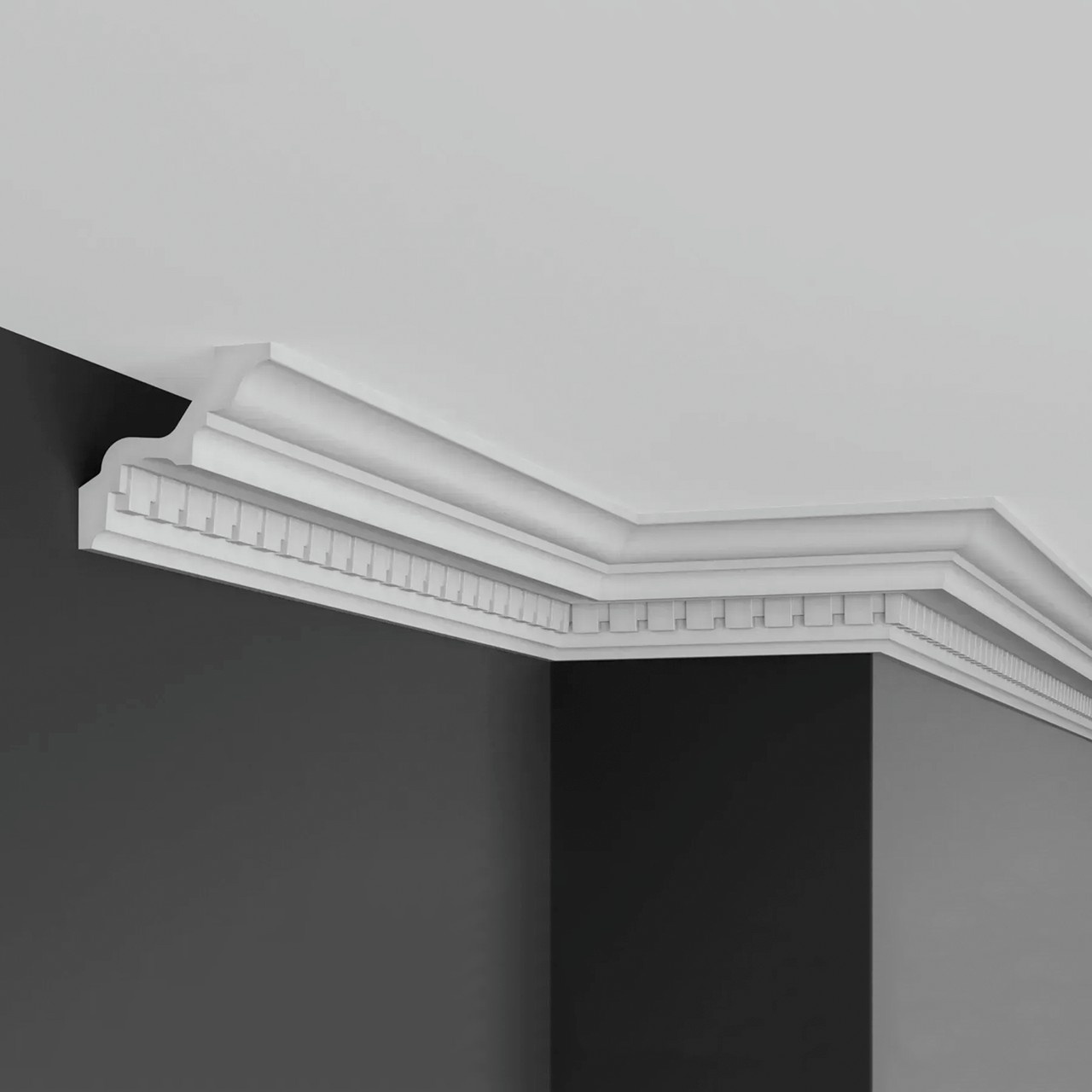 Cornisa poliuretan C738 - 8.5x8.5x200 cm