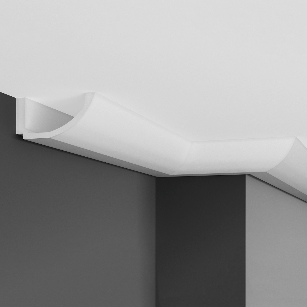 Cornisa poliuretan flexibil P883F - 6x12.5x200 cm