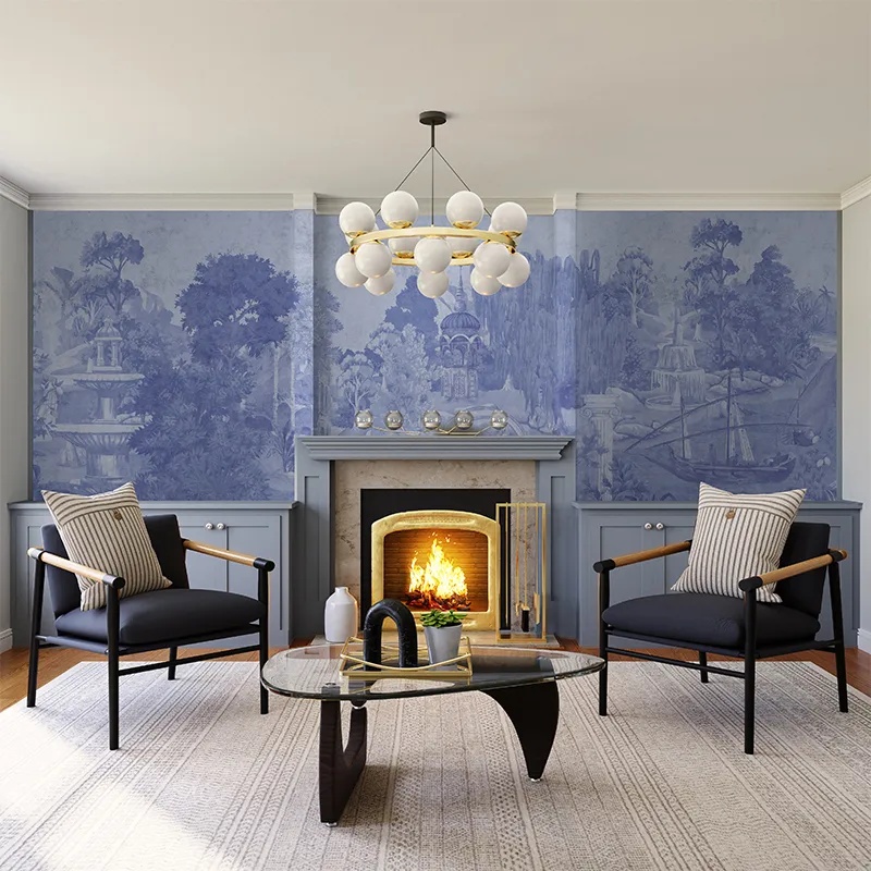 Fototapet Arcadia Blue - personalizat, VLAdiLA