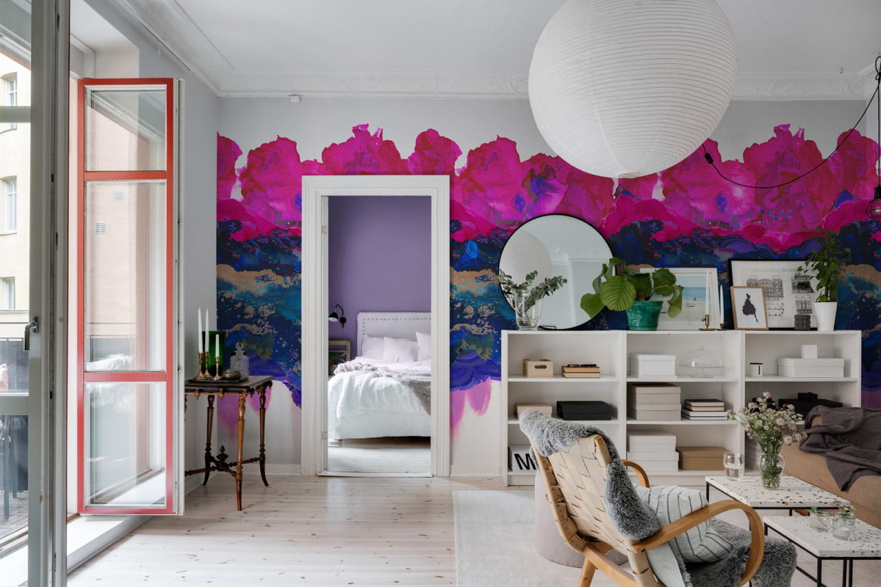 Fototapet, Donedo, Magenta, Rebel Walls