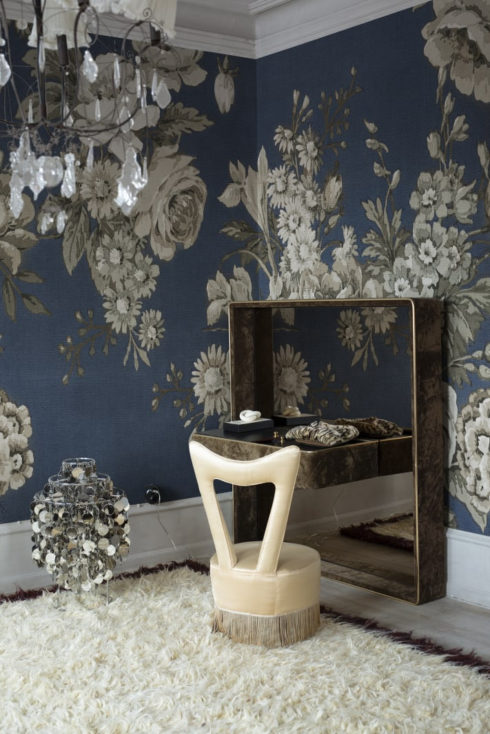 Fototapet, Efraim, Dark Blue, Rebel Walls