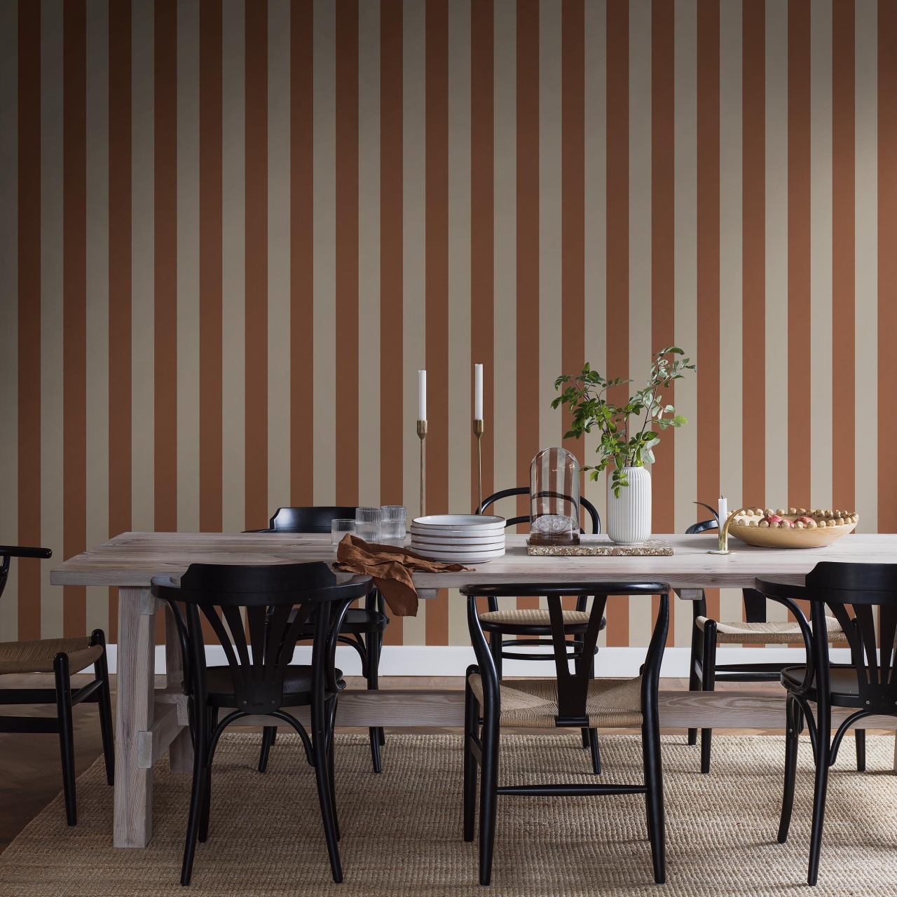 Fototapet lavabil, Båstad Stripe 9802W