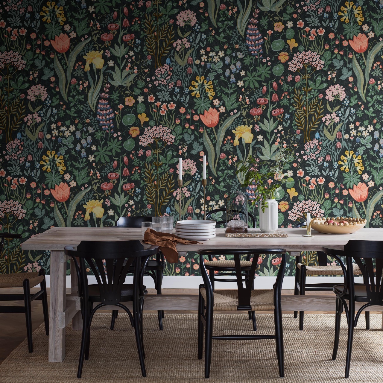 Fototapet lavabil, Blomsterhav Grand 9782W