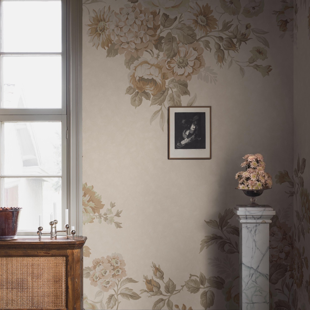 Fototapet lavabil, Hortensia Grand 9714W