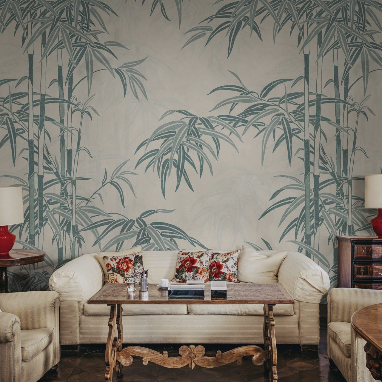 Fototapet lavabil, Leon Mural, Blue, Sandberg
