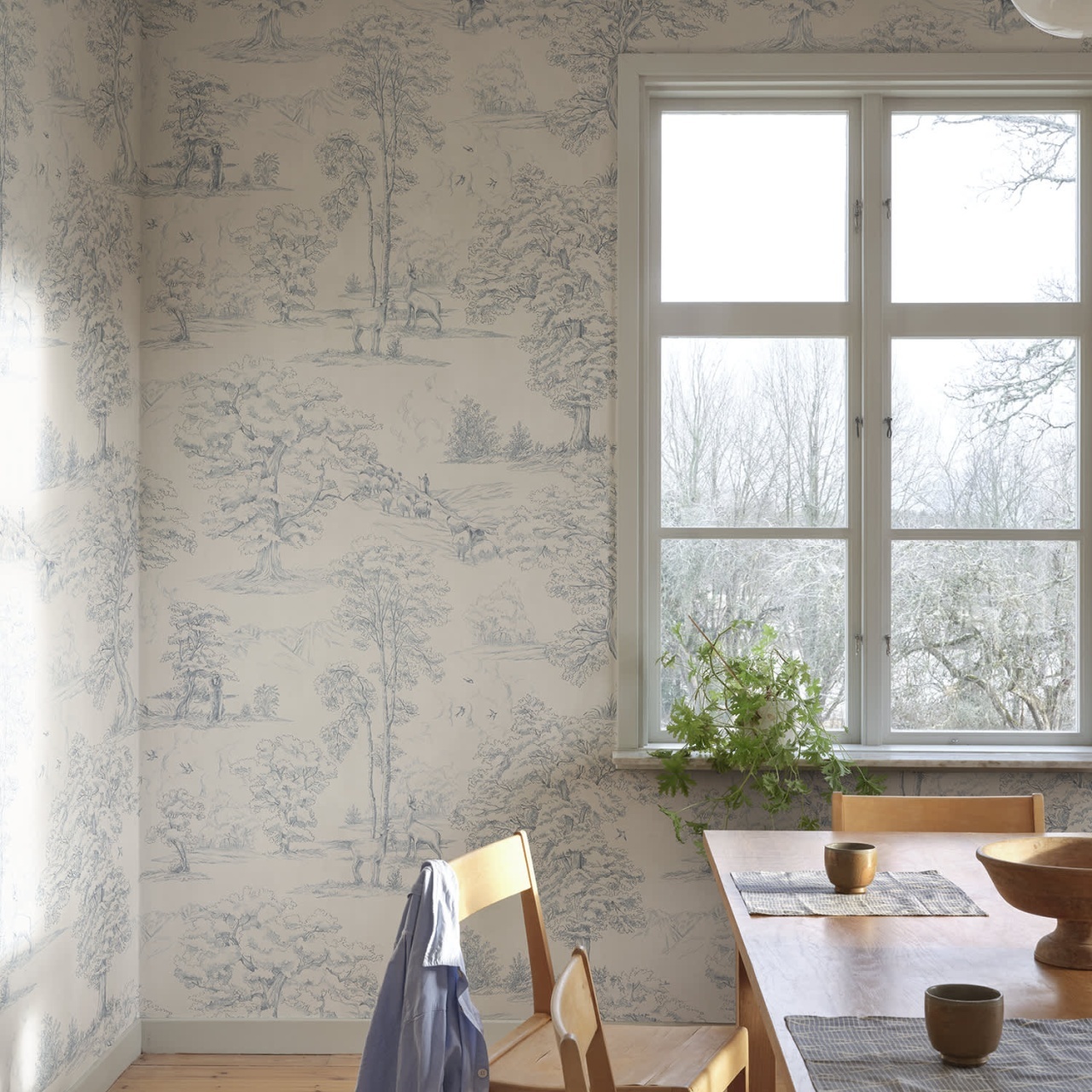Fototapet lavabil, Montfort Mural, Blue, Sandberg