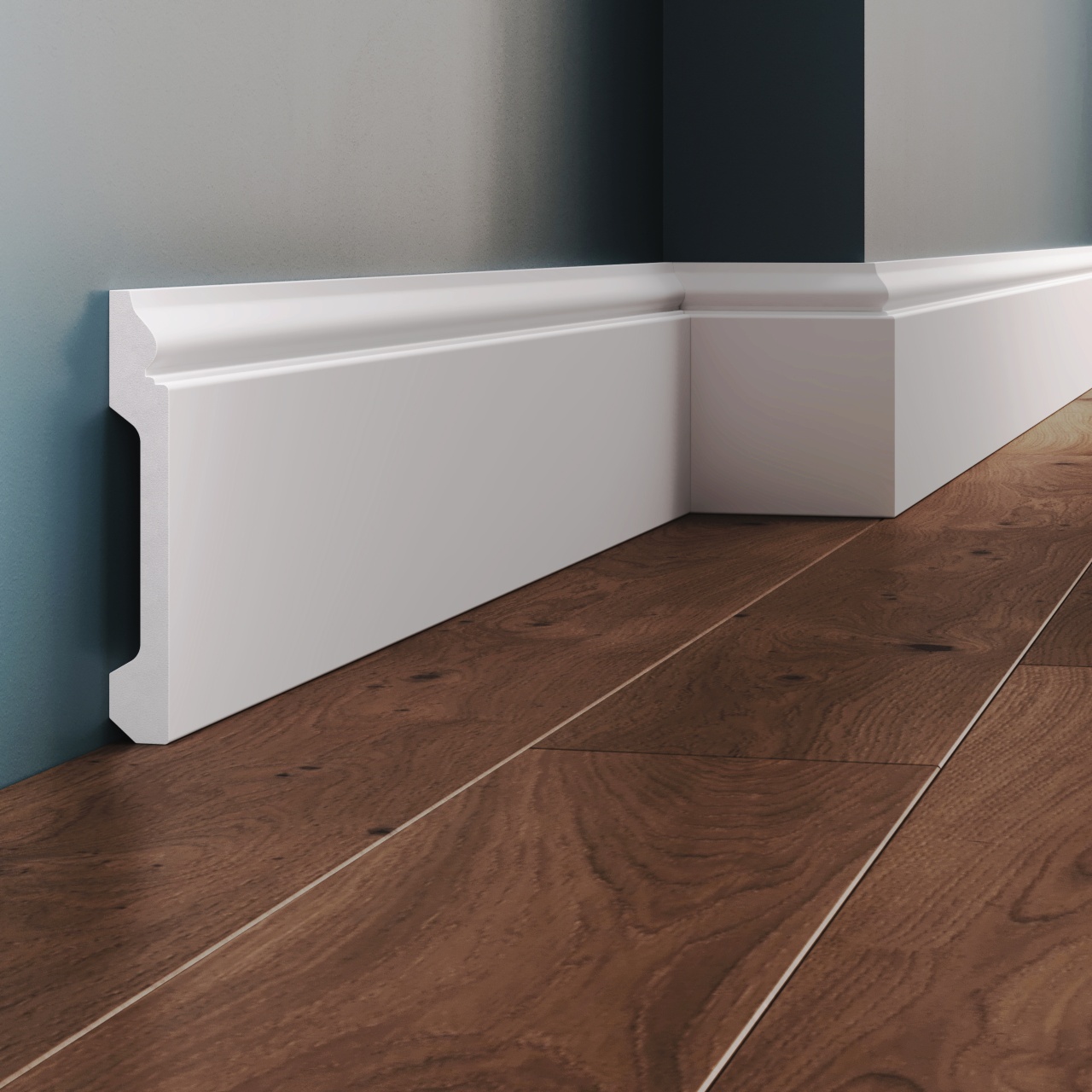 Plinta polimer rigid, Allegria, L11-13.7x1.9x200 cm