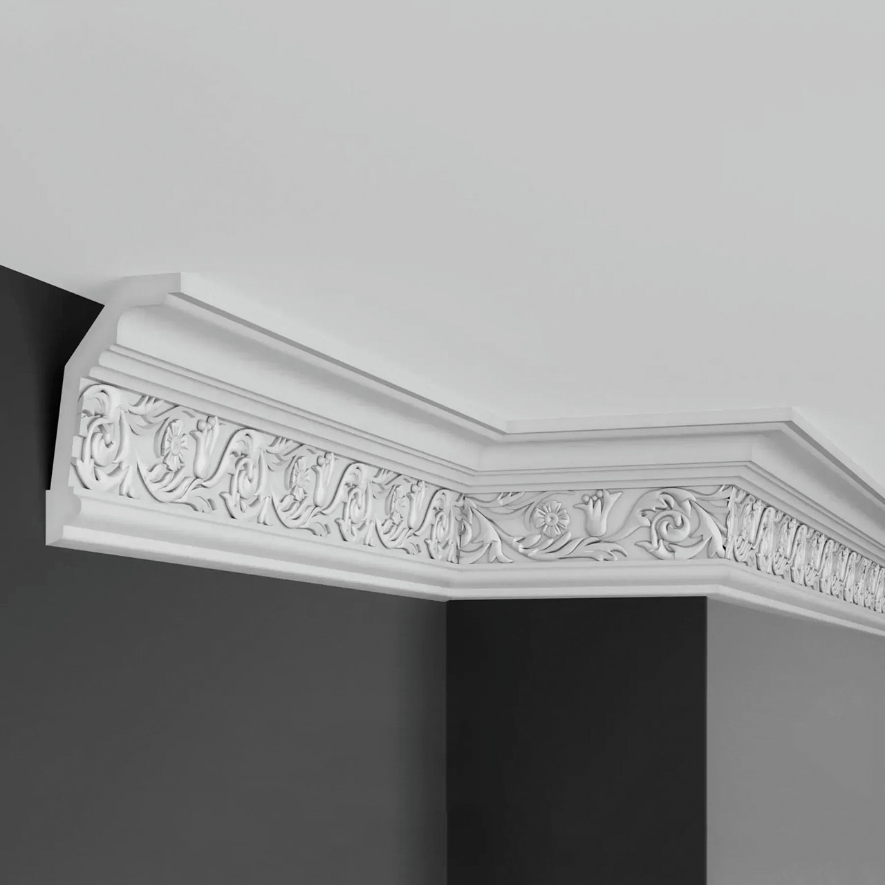 Cornisa poliuretan C933 - 14x6.5x200 cm