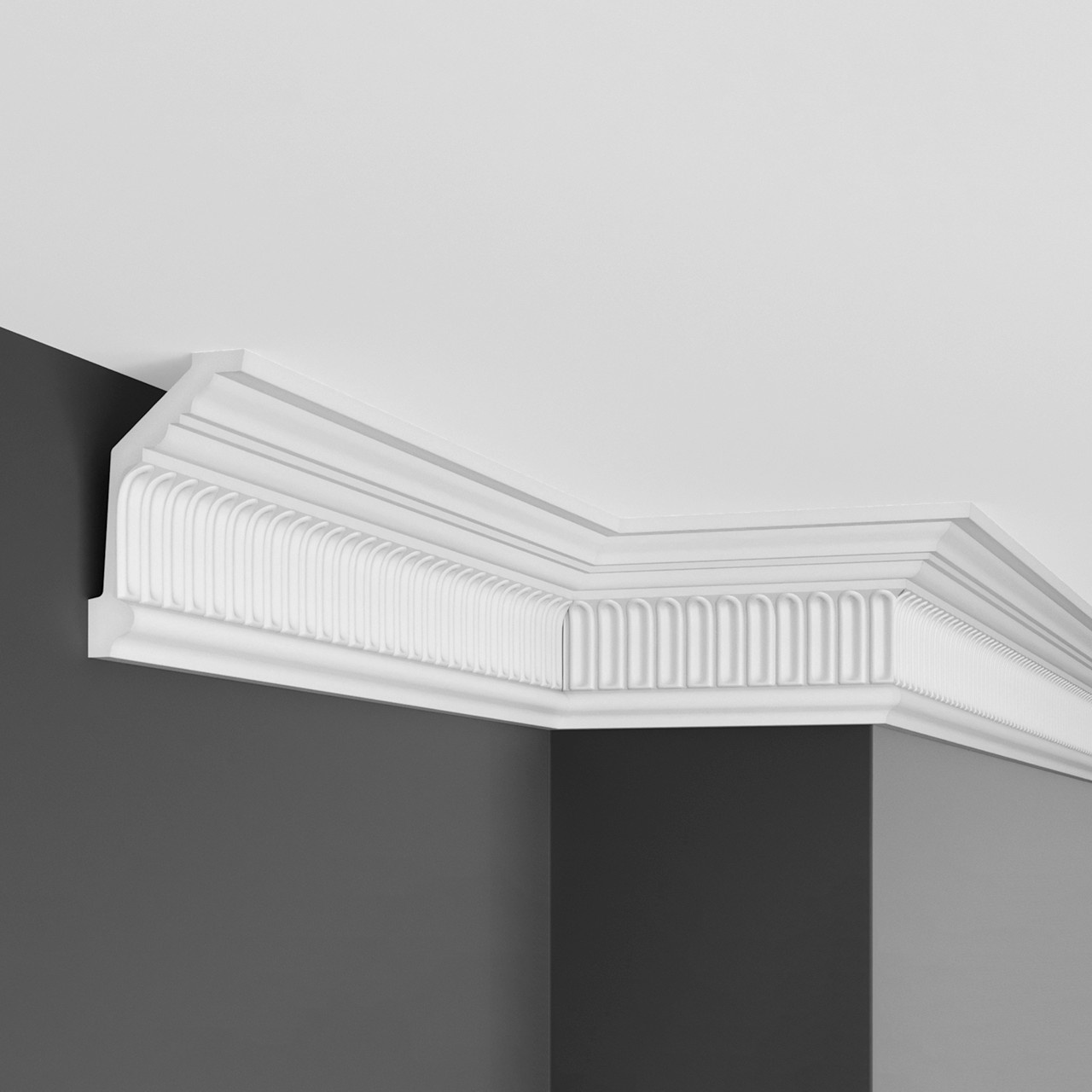 Cornisa poliuretan flexibil C745F - 12.4x7.2x200 cm