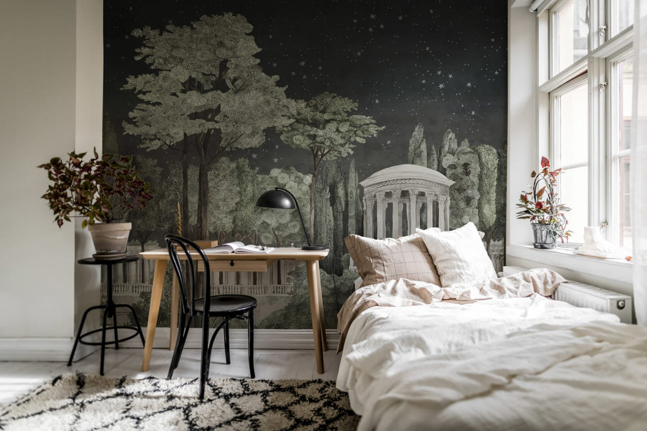 Fototapet, Chatsworth Park, Night, Rebel Walls