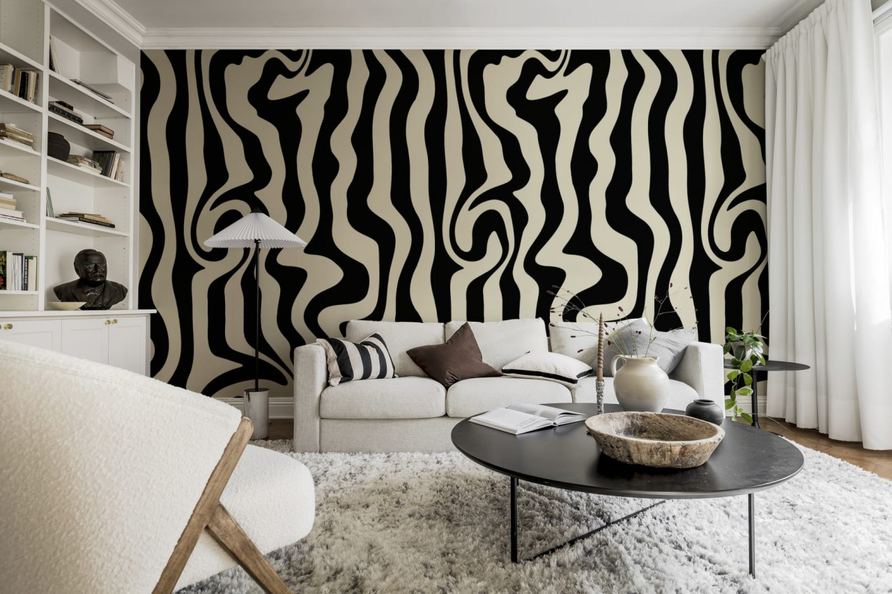 Fototapet, Dizzy, Black, Rebel Walls