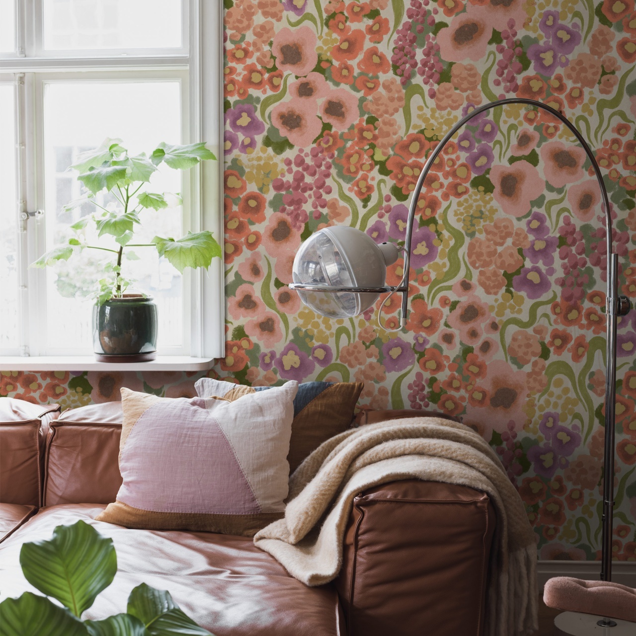 Fototapet lavabil, Colorful Flower 9602W