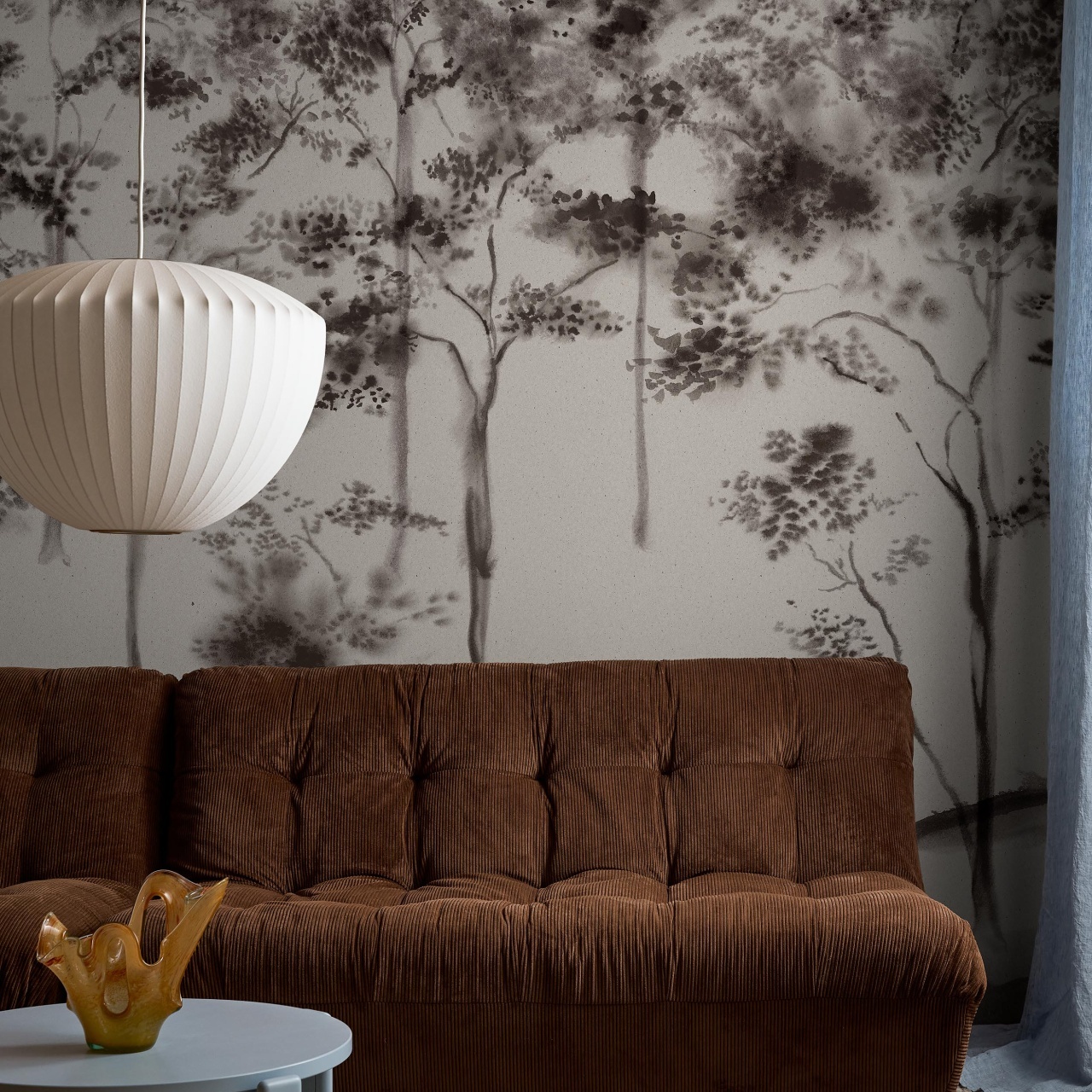 Fototapet lavabil, Ink Forest 9650W